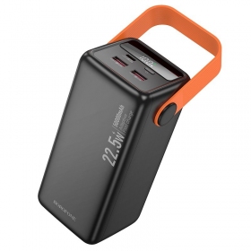 Bateria externa Power Bank Borofone BJ66A 22.5W+PD20W 50000mAh preto