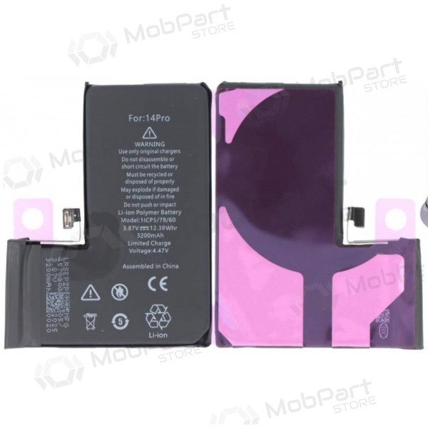 Apple iPhone 14 Pro bateria, akumuliatorius (Self-Diagnosable) (Premium)