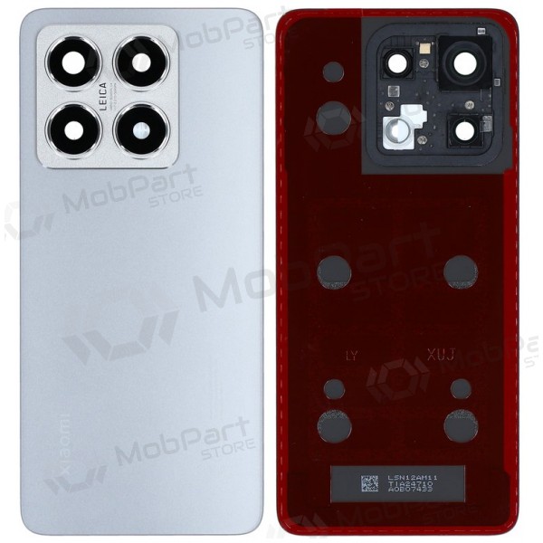 Capa traseira Xiaomi 14T 5G (cinzenta) (Premium)
