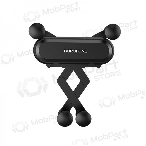Automobilinis Universal telefono laikiklis Borofone BH19 mounted on ventilation grilles, preto