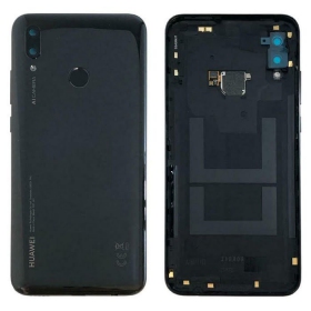 Huawei P Smart 2019 tampa traseira da bateria (preto) (usado grade B, original)