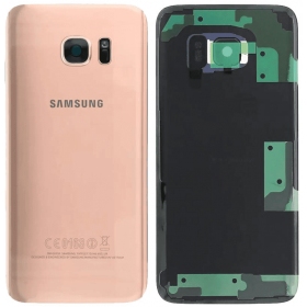 Tampa traseira Samsung Galaxy S7 Edge (ouro rosa) (original)
