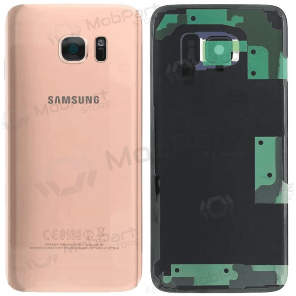 Tampa traseira Samsung Galaxy S7 Edge (ouro rosa) (original)