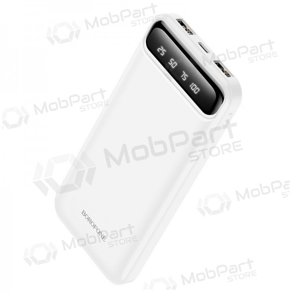 Bateria externa Power Bank Borofone BJ14 Type-C microUSB 2*USB (2A) 10000mAh branco