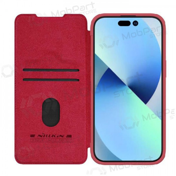 Capa para Apple iPhone 14 - Nillkin Leather (vermelha)