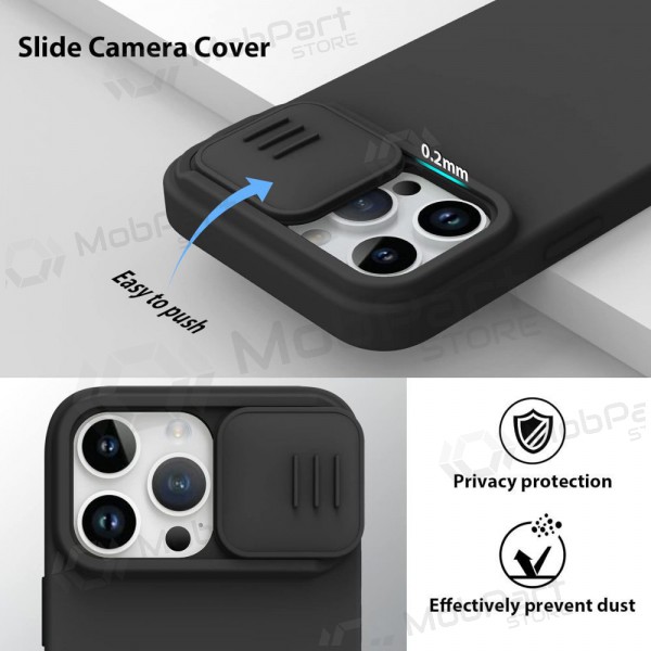 Apple iPhone 14 Plus capa „Nillkin Silicone“ (preto)