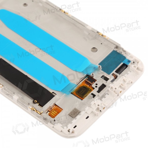 Xiaomi Mi A1 / Mi 5X ecrã (branco) (com moldura) (usado grade C, original)