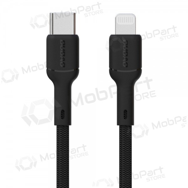 Cabo Lightning Dudao L9X USB-C para Lightning 1 m 30 W preto