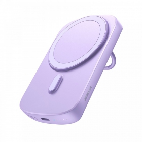 Bateria externa Power Bank Joyroom JR-W030 20W Magnetic Wireless 6000mAh violetinė