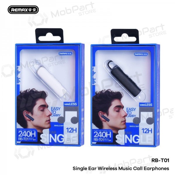 Fone de ouvido Bluetooth Remax RB-T01 Bluetooth preto