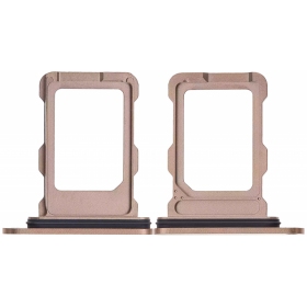 Suporte de cartão SIM para Apple iPhone 16 Pro, 16 Pro Max (cor areia)