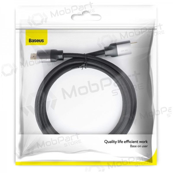 Cabo Baseus Enjoyment 4K HDMI 2m (cinza-preto) CAKSX-C0G