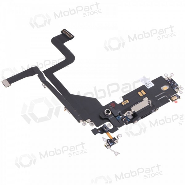Conector de carregamento e microfone para Apple iPhone 13 Pro (preto)