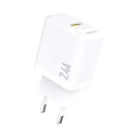 Carregador de telefone Dudao A23 12 W USB-A branco