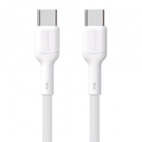 Cabo USB-C Dudao L9C USB-C para USB-C 1 m 65 W branco