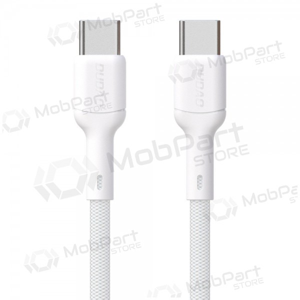 Cabo USB-C Dudao L9C USB-C para USB-C 1 m 65 W branco