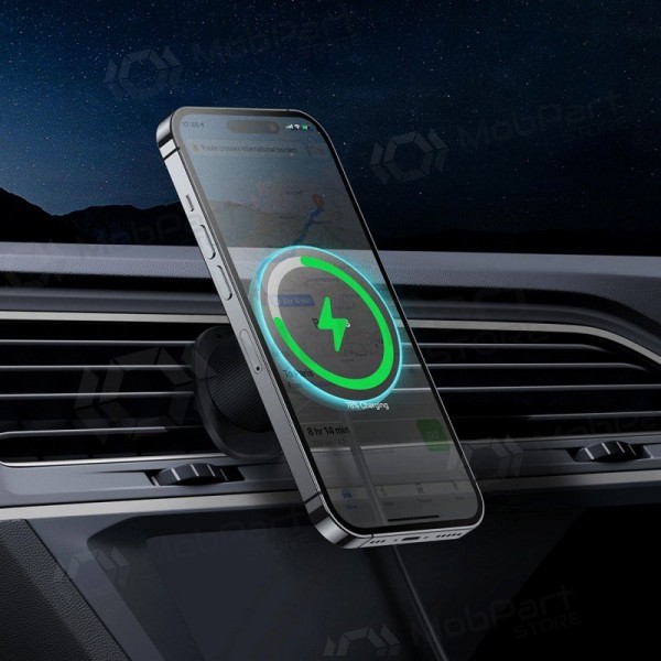 Suporte de telefone para carro com carregamento sem fio Baseus CW01 MagSafe 15 W para grelha de ventilação