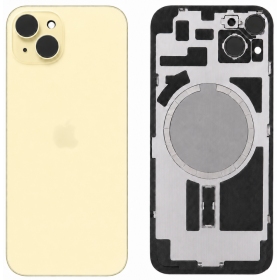 Tampa traseira para Apple iPhone 15 - amarela (Premium)