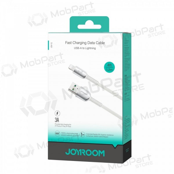 USB cabo Joyroom S-A51 USB-A to Lightning 3A 1.2m cinza