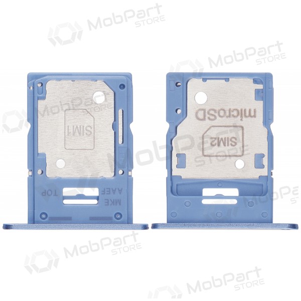Suporte de cartão SIM Samsung Galaxy A15 5G (azul) - service pack - original