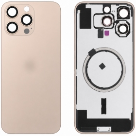 Capa traseira para Apple iPhone 16 Pro Max (dourada) (Premium)