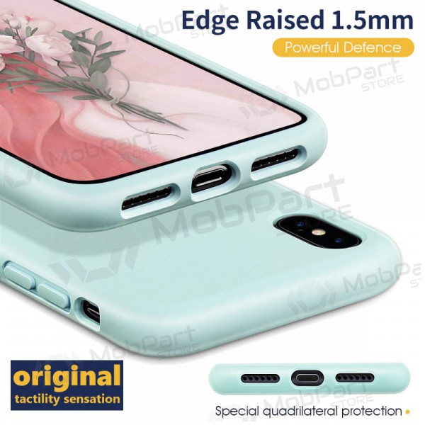 Capa Apple iPhone 13 Pro - Liquid Silicone - 1.5mm (menta)