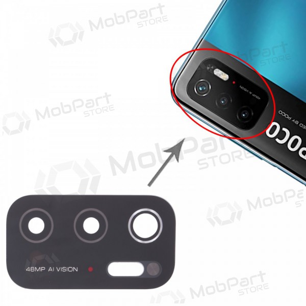 Xiaomi Poco M3 Pro 5G lente vidro da câmera (only lens)
