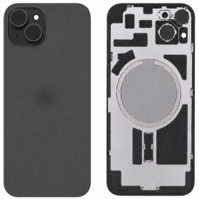 Capa traseira para Apple iPhone 15 (preta) - Premium