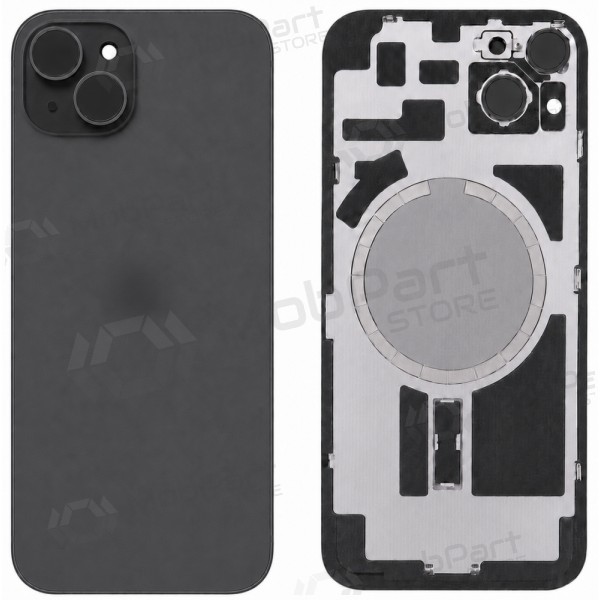 Capa traseira para Apple iPhone 15 (preta) - Premium