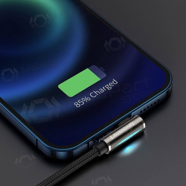 USB cabo Baseus Legend Lightning 2.4A 2.0m (preto) CALCS-A01