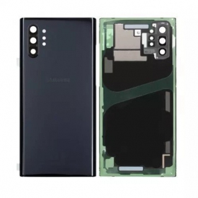 Samsung N975F Galaxy Note 10 Plus tampa traseira da bateria preto (Aura Black) (usado grade C, original)