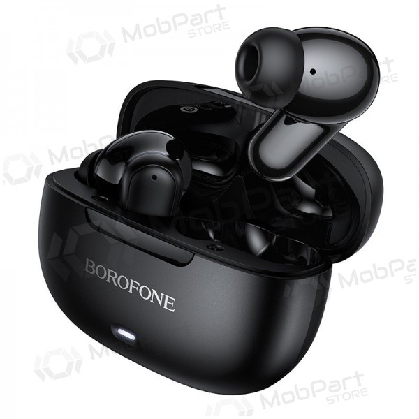 Fones de ouvido sem fio Borofone BW96 Bluetooth ANC+ENC USB-C pretos