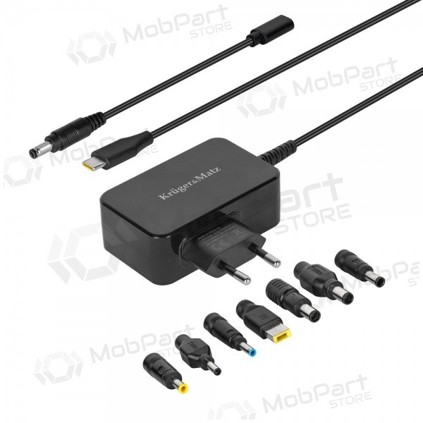 Carregador universal para portáteis Kruger&Matz 65W preto