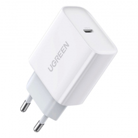 Carregador buitinis Ugreen CD137 USB-C 20W 3A branco