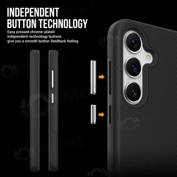 Samsung Galaxy S24+, S25+ capa „Perfectionists“ (preto)