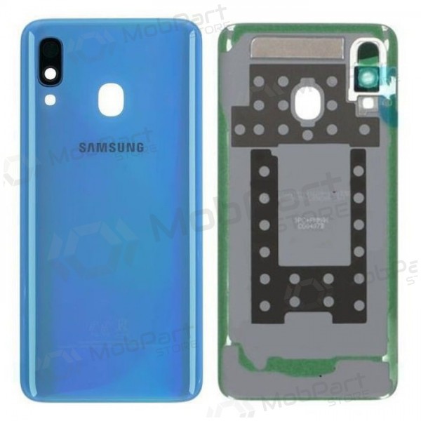 Samsung A405 Galaxy A40 2019 tampa traseira da bateria (azul) (usado grade B, original)
