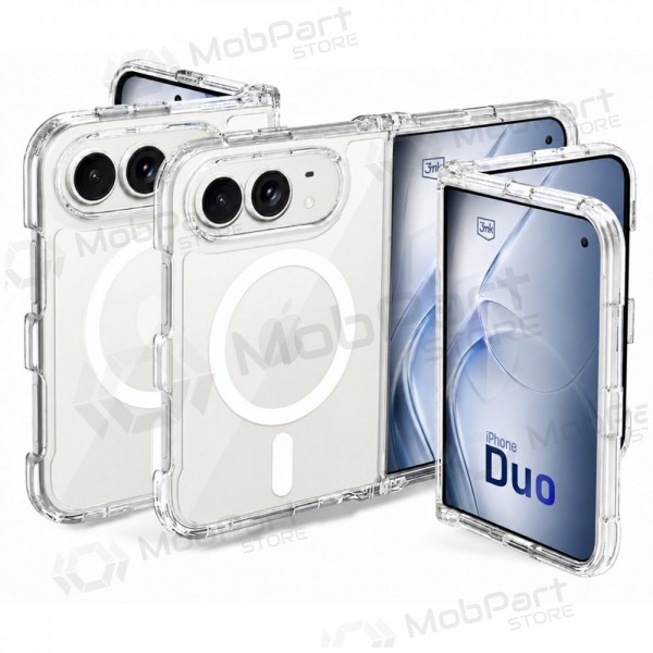 Capa para Apple iPhone Duo - 3mk Armor MagCase (transparente)