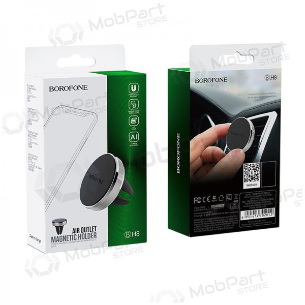Automobilinis Universal telefono laikiklis Borofone BH8, mounted on the dashboard, magnetic, preto