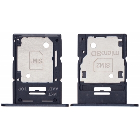 Suporte de cartão SIM para Samsung Galaxy A15 5G (preto) (original)
