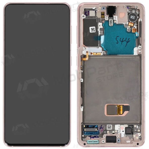 Samsung Galaxy S21 5G ecrã (roxo) (com moldura) (original)