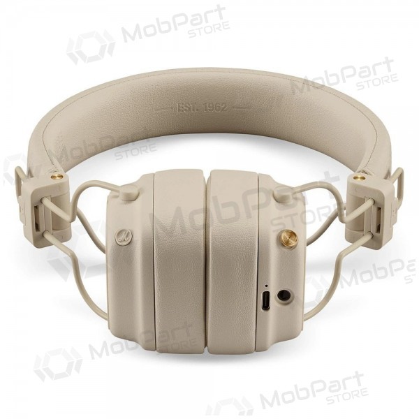 Fones de ouvido sem fio Marshall Major V Bluetooth USB-C 3,5 mm com microfone
