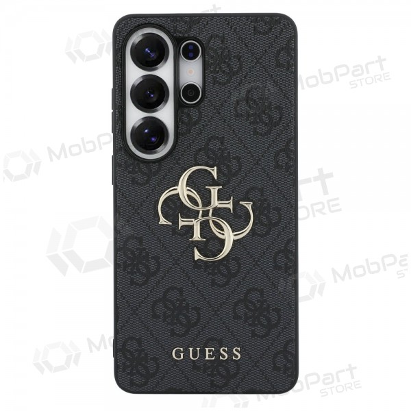 Capa Samsung Galaxy S26 Ultra - Guess PU 4G Metal Logo (cinzento)