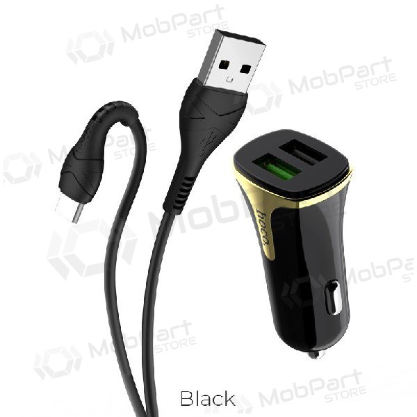 Carregador de carro HOCO Z31 USB + 