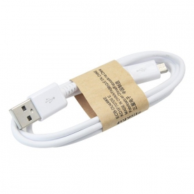 USB cabo microUSB (branco) 1.0m