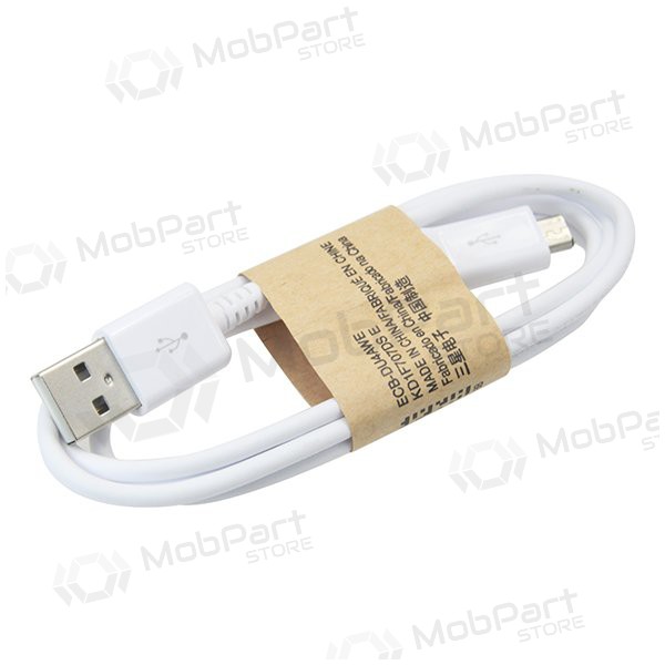 USB cabo microUSB (branco) 1.0m