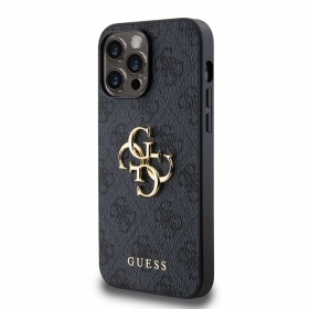 Capa para Apple iPhone 14 Pro Max - Guess PU 4G Metal Logo