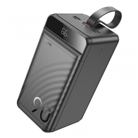 Bateria externa Power Bank Hoco J123D 22.5W+PD20W 90000mAh preto