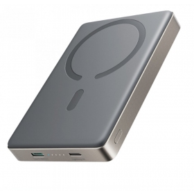 Bateria externa Power Bank Joyroom JR-PBM08 Pro 20W Magnetic Wireless 10000mAh Natural Titanium