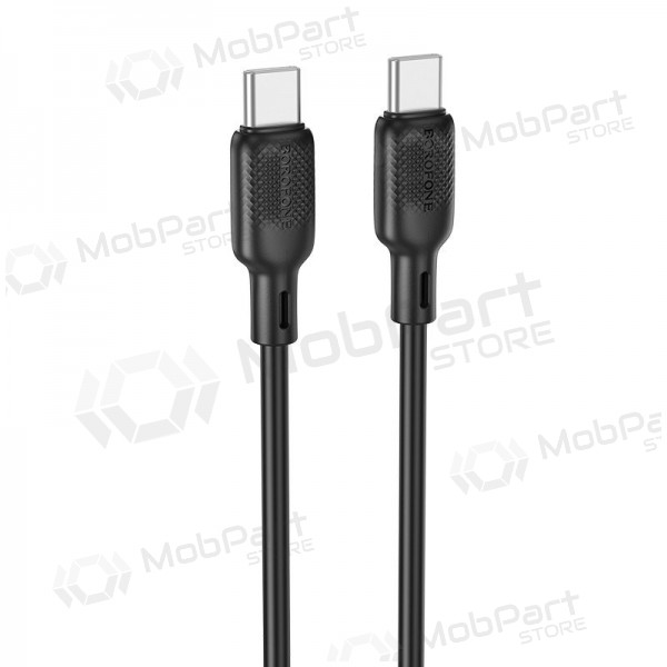 USB cabo Borofone BX113 60W USB-C to USB-C 2.0m preto