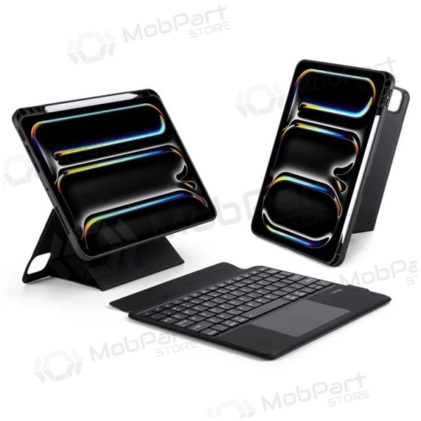 Capa para Apple iPad Pro 11 2024, 2025 com teclado - Dux Ducis DK (preta)